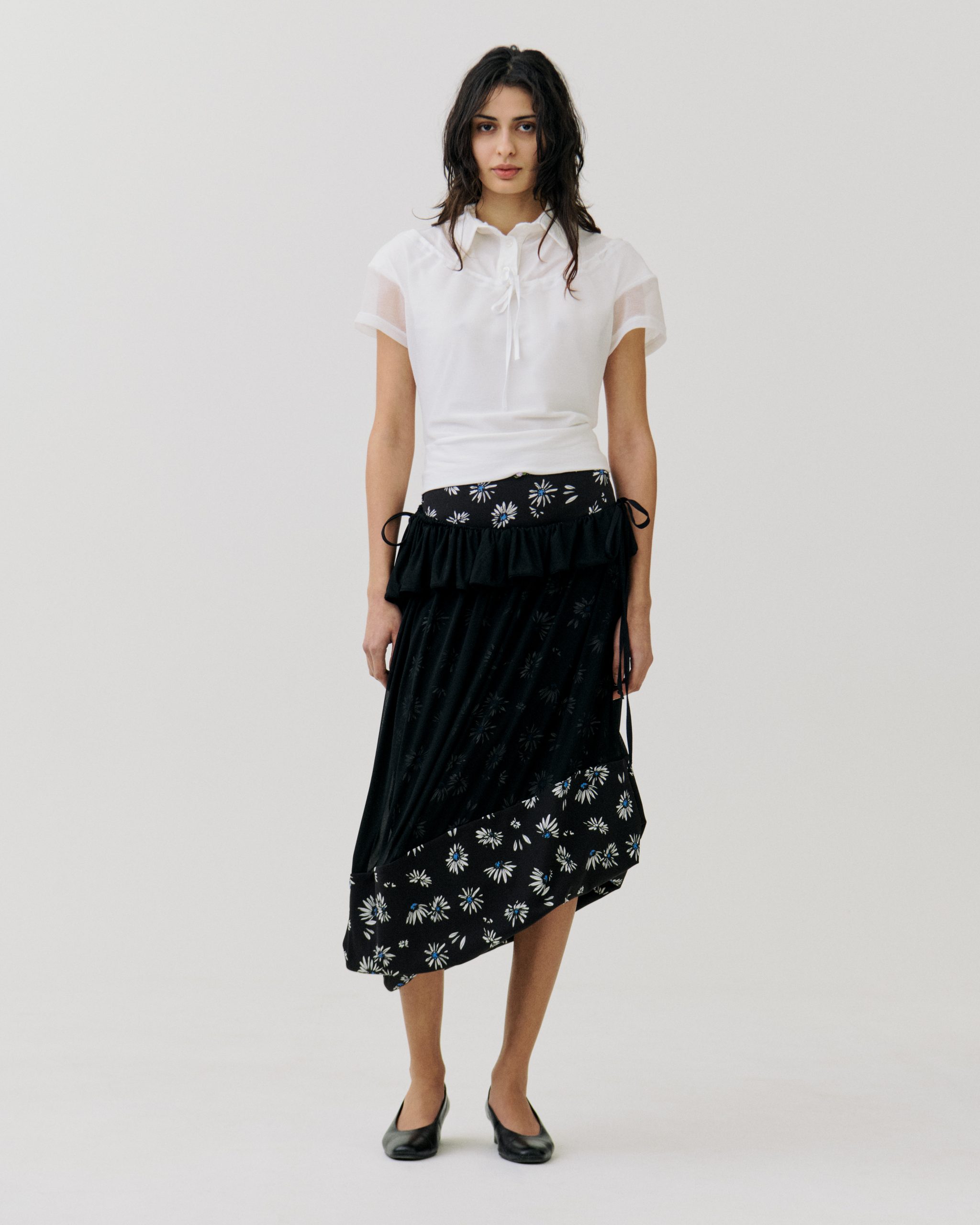 HARRIET SKIRT BLACK FLOWER – Rave RVW